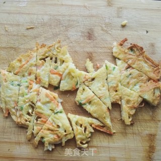 土豆丝煎饼的做法步骤：7