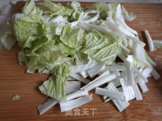 辣炒白菜条的做法步骤：1