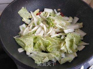 辣炒白菜条的做法步骤：5