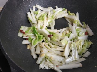 辣炒白菜条的做法步骤：6
