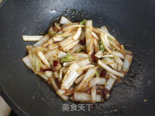 辣炒白菜条的做法步骤：8