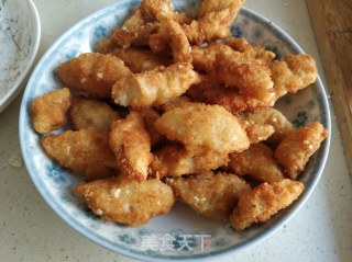 酥炸鳕鱼块的做法步骤：10