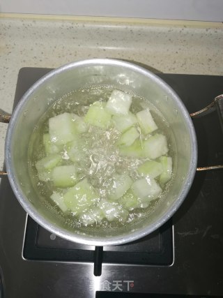 冬瓜虾皮肉丸汤的做法步骤：5
