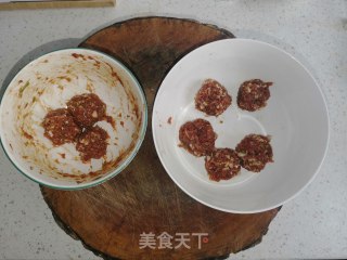 冬瓜虾皮肉丸汤的做法步骤：7