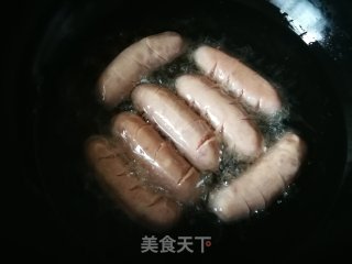 炸香笋肉肠的做法步骤：5