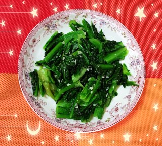 蒜茸油麦菜的做法步骤：5