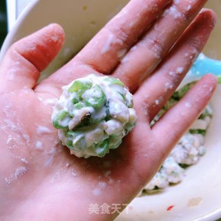 水晶菜丸子的做法步骤：15