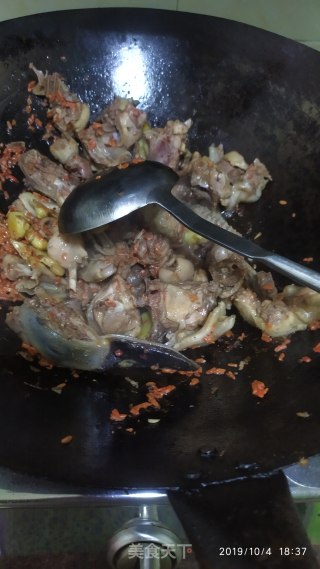 客家菜，炒仔鸭的做法步骤：4