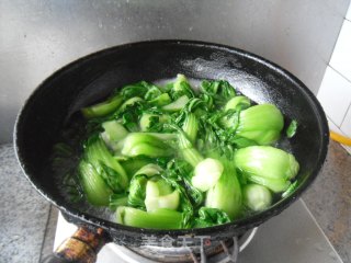 白灼油菜的做法步骤：6