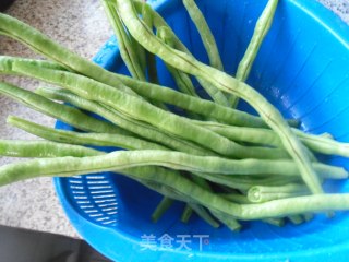 煸炒菜豆的做法步骤：1