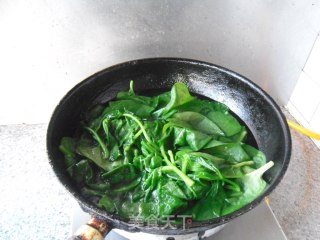 蚝汁猫耳菜的做法步骤：5