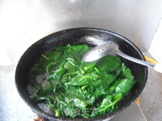 蚝汁猫耳菜的做法步骤：6