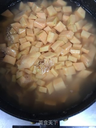 酒酿枸杞红薯汤的做法步骤：4