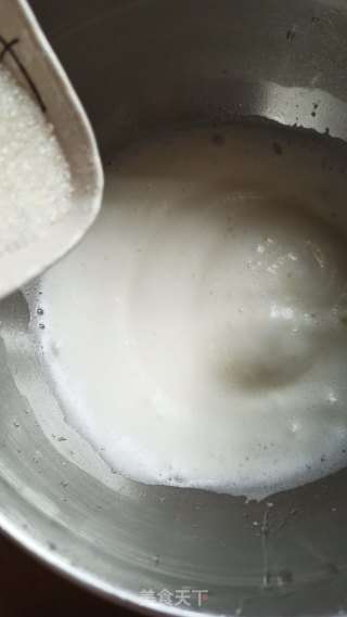 南瓜泥6寸戚风蛋糕的做法步骤：10