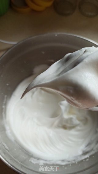 南瓜泥6寸戚风蛋糕的做法步骤：12