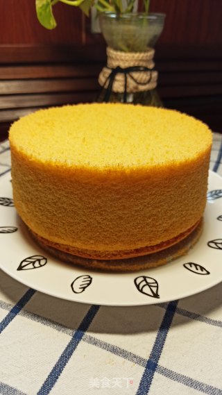南瓜泥6寸戚风蛋糕的做法步骤：19