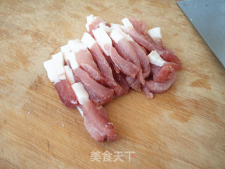 肉丝酸菜炖粉条的做法步骤：3