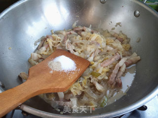 肉丝酸菜炖粉条的做法步骤：9