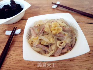 肉丝酸菜炖粉条的做法步骤：10