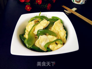 鸡蛋炒辣椒的做法步骤：6