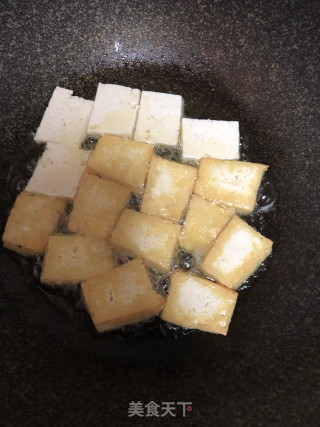 豆腐烧大虾的做法步骤：3