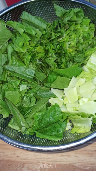 川味油麦菜的做法步骤：1