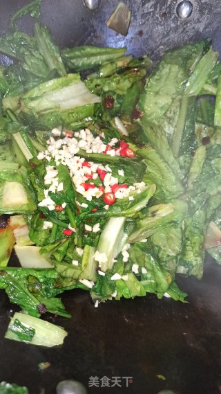 川味油麦菜的做法步骤：7