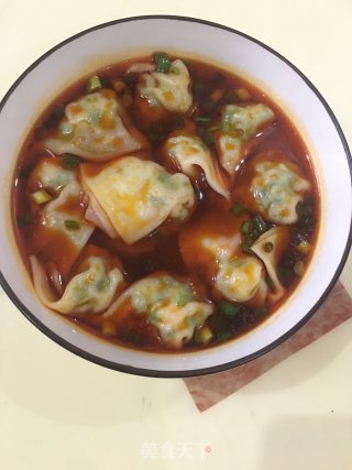 酸辣云吞的做法步骤：8