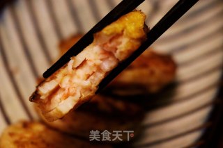 鲜虾藕饼的做法步骤：4