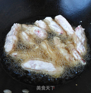 咸鸭蛋焗鸡翅的做法步骤：4