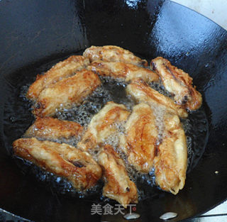 咸鸭蛋焗鸡翅的做法步骤：5