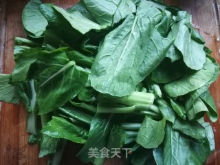 菜芯焖粉皮的做法步骤：2