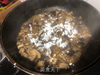 香菇滑鸡的做法步骤：5