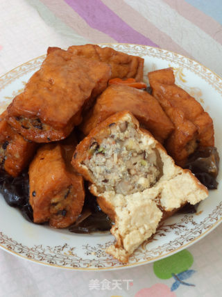 三鲜口袋豆腐的做法步骤：15