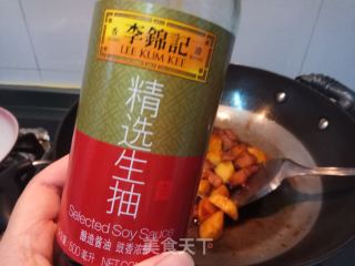 酸甜五花烧土豆的做法步骤：9