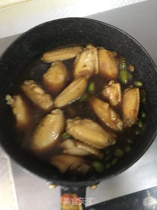 鸡翅烧毛豆的做法步骤：8