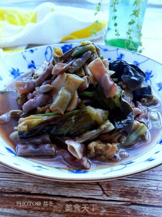 茄子炖豆角的做法步骤：9