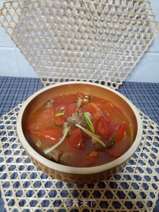 番茄烧牛腩的做法步骤：7