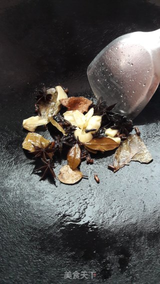 卤煮毛豆的做法步骤：5