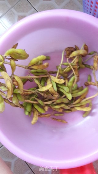 卤煮毛豆的做法步骤：9