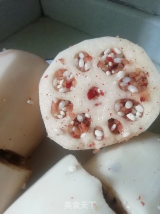 糯米红枣藕的做法步骤：3