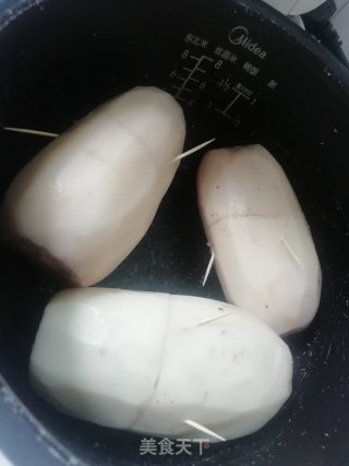 糯米红枣藕的做法步骤：4