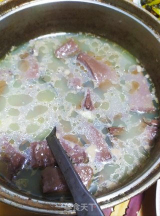鸭血汤的做法步骤：4
