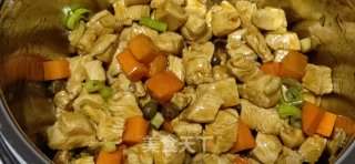 南瓜蒸鸡盏的做法步骤：7