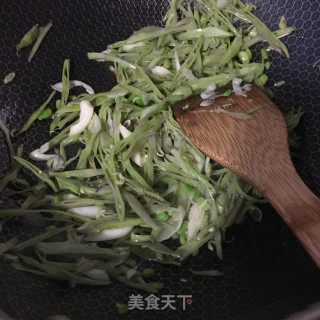 扁豆炒虾酱的做法步骤：5