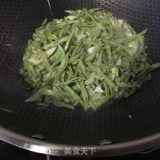 扁豆炒虾酱的做法步骤：6