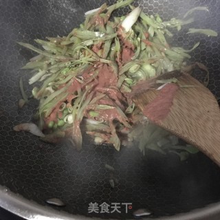 扁豆炒虾酱的做法步骤：7