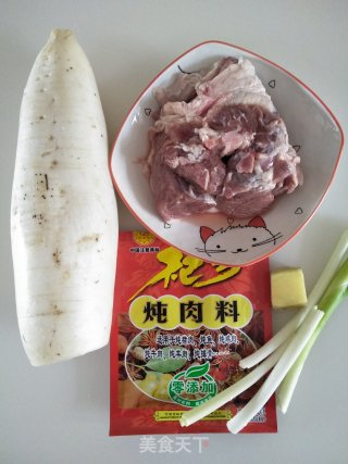 羊肉炖白萝卜的做法步骤：1