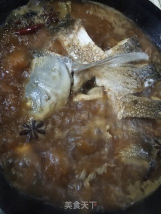 粉条豆腐炖鱼的做法步骤：8