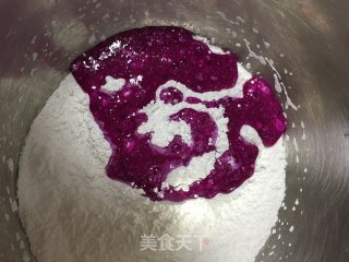 火龙果重阳糕的做法步骤：3